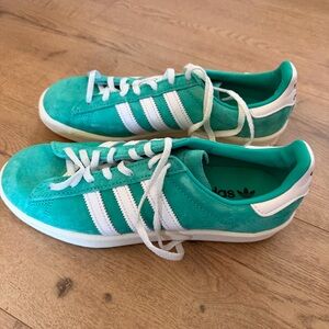 Adidas Campus 80s Shock Mint Sneakers Men Size 7 Womens Size 8.5